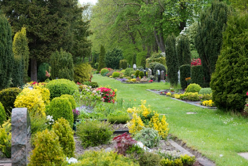Friedhof und Stadtpark?